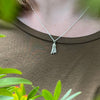 Petite Kōwhai Necklace, Sterling Silver