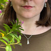 Petite Kōwhai Necklace, Sterling Silver