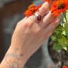 Carnelian Signet Ring, Sterling Silver