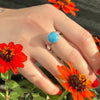 Turquoise Ring, Sterling Silver