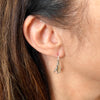 Petite Penguin earrings, hoops