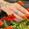 Turquoise Ring, Sterling Silver