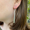 Toki Blade Earrings, Sterling Silver