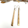 Toki Blade earrings, Bronze