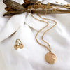 Petite Gold Disc Earrings