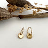 Petite Gold Disc Earrings