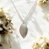 Petite Leaf Necklace, Sterling Silver