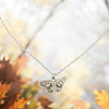 Petite Monarch Butterfly necklace