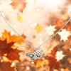 Petite Monarch Butterfly necklace
