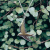 Welcome Swallow Necklace, Sterling Silver